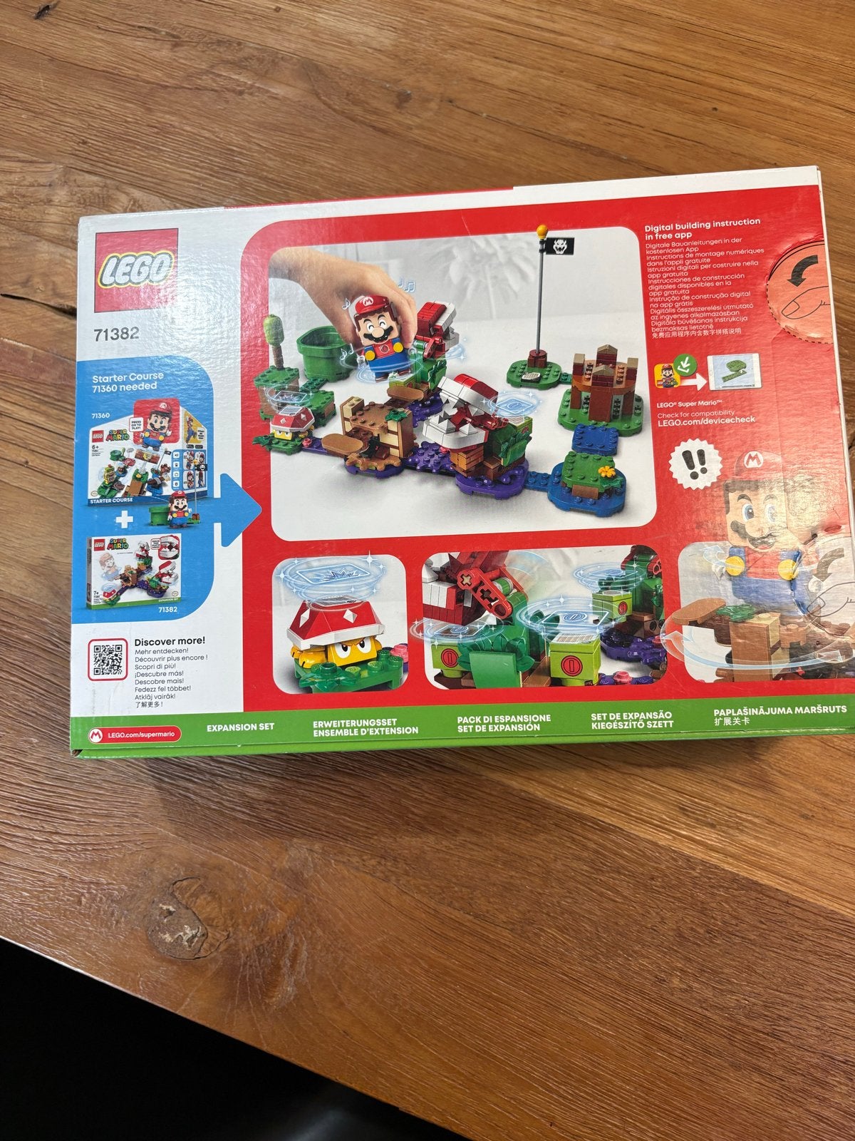 LEGO Super Mario Piranha Plant Puzzling Challenge 71382, Ophalen of Verzenden, Nieuw, Overige merken