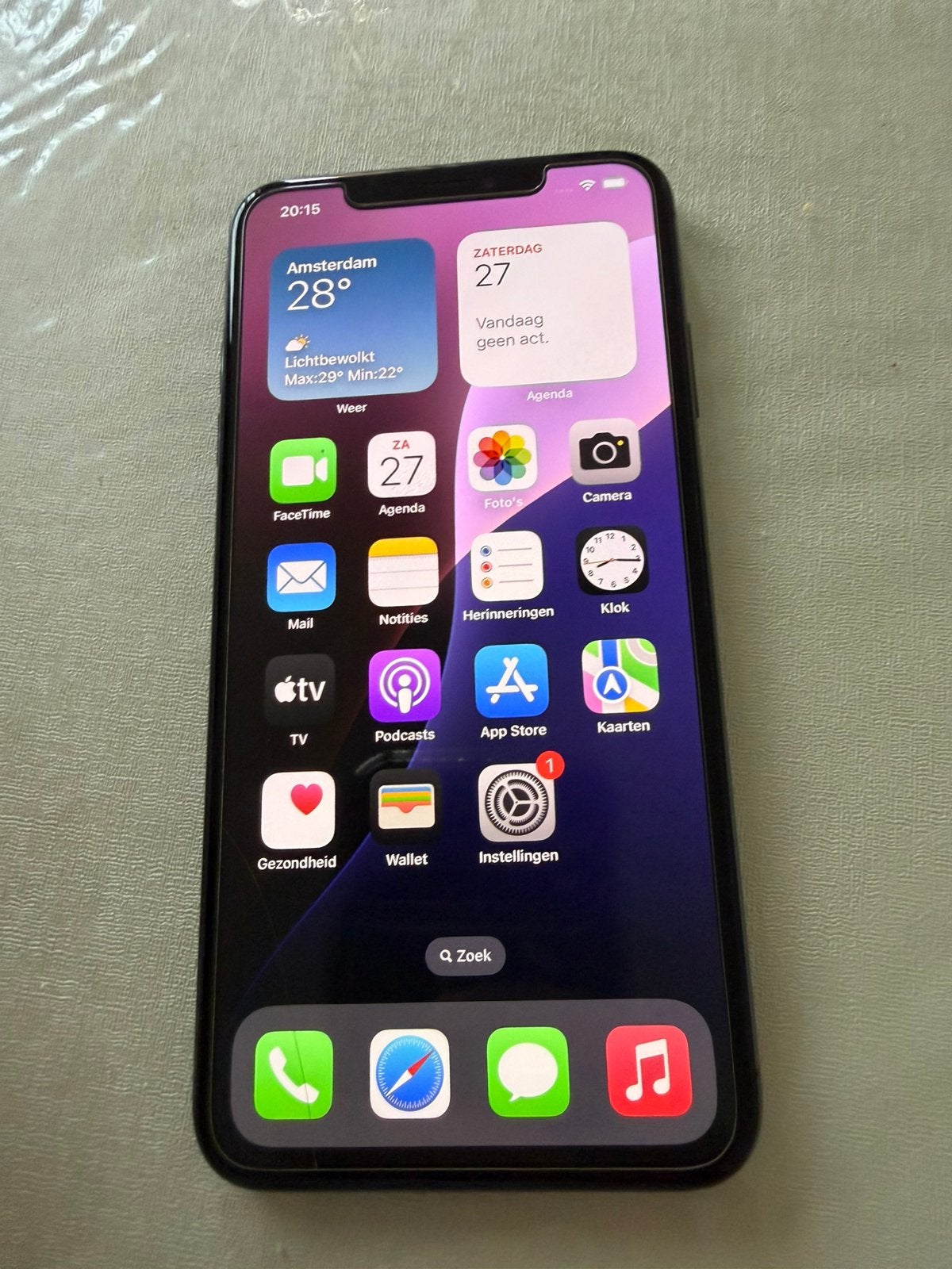 Iphone XS max 91%bat, Telecommunicatie, Mobiele telefoons | Apple iPhone, 256 GB, Zwart, Ophalen of Verzenden, Zonder simlock