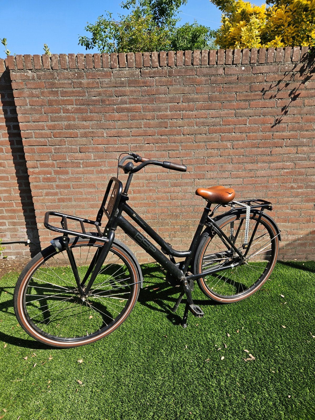 Zwarte BSP Metropolis damesfiets, Fietsen en Brommers, Fietsen | Dames | Damesfietsen, Terugtraprem, 50 tot 53 cm, Ophalen, Overige merken