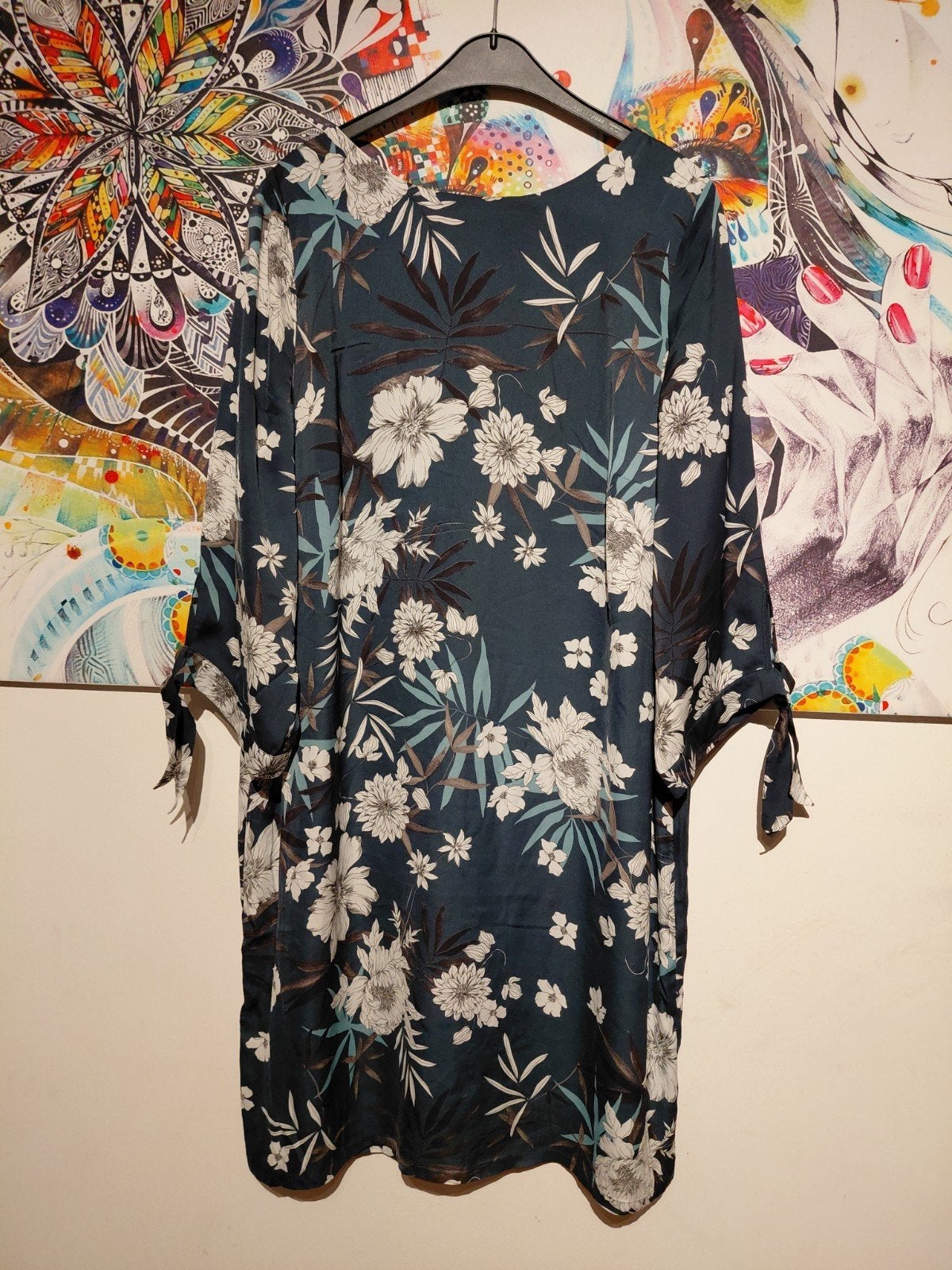 Prachtige Bonita jurk maat 46 met bloemenprint, Meerkleurig, Maat 46/48 (XL) of groter, Bonita, Ophalen of Verzenden