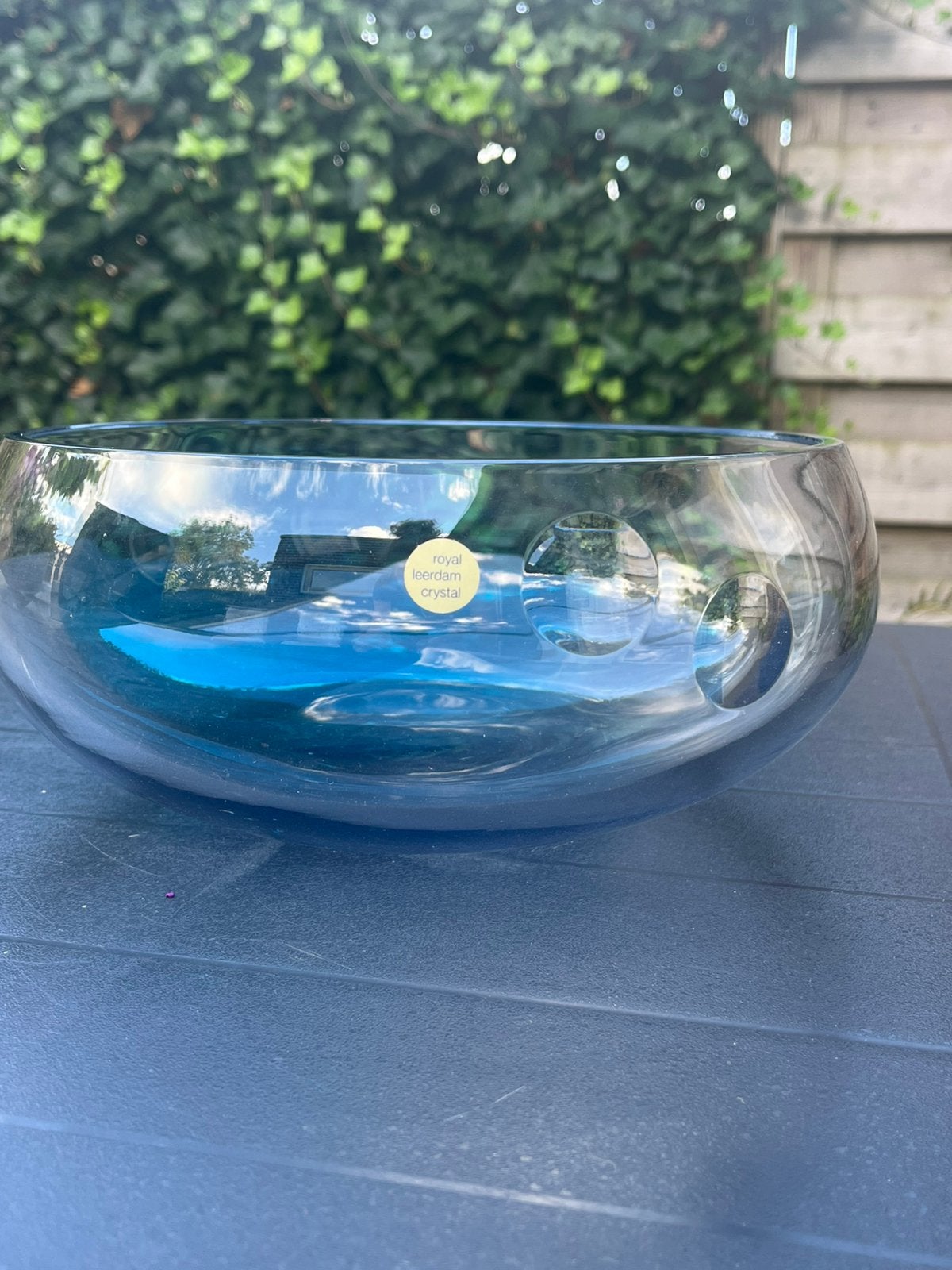 Schasl crystal-royal leerdam- siem van der Marel, Ophalen, Schaal, Rond, Nieuw