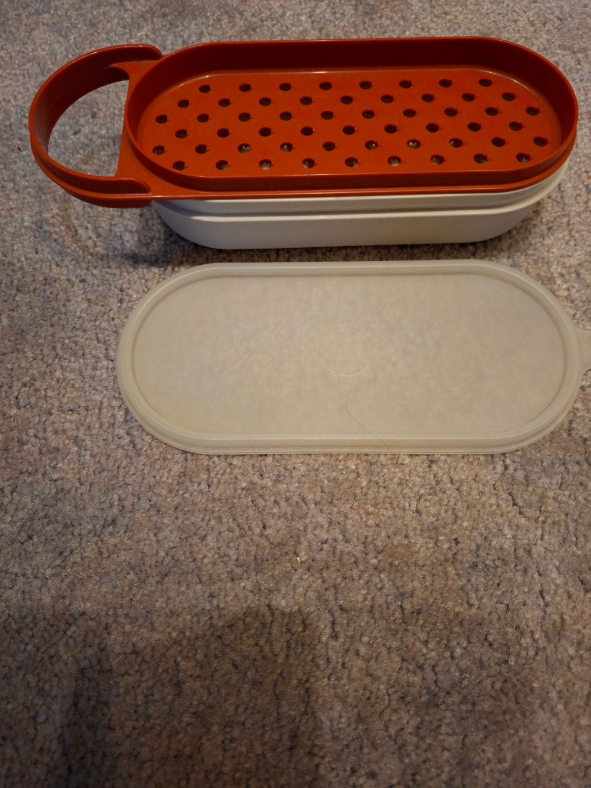 Rasp, Tupperware, met afsluitbare bakje, Handy Grater, set c, Huis en Inrichting, Keuken | Tupperware, Met deksel, Overige typen