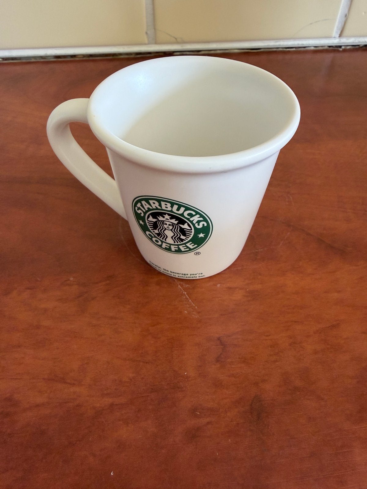 Starbucks Espresso Kopje - Wit met Groen Logo, Overige typen, Ophalen of Verzenden, Zo goed als nieuw, Steen/keramiek