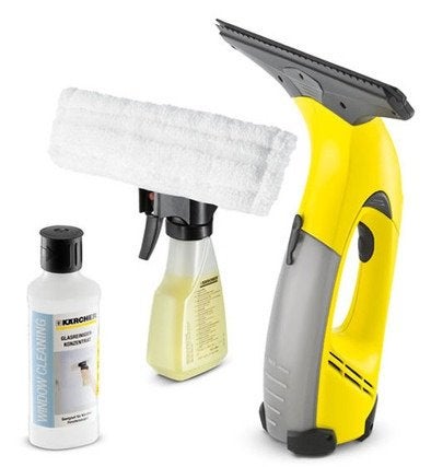 Kärcher WV 50 Plus Accu-Ruitenreiniger / Ramenwasser Set, Verzenden, Raamwisser of Trekker