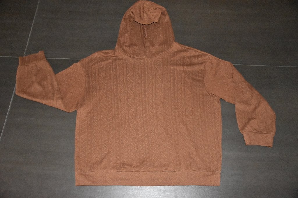 Cognac kleurige hoody, Kleding | Dames, Bruin, Maat 42/44 (L), Ophalen of Verzenden, Zo goed als nieuw