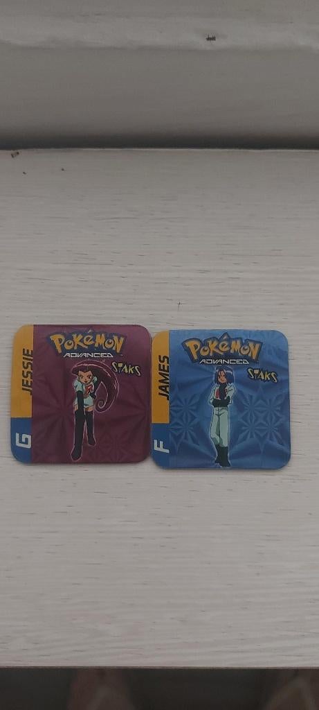 pokemon magneten panini staks holo Team Rocket James Jessie, Ophalen of Verzenden, Nieuw