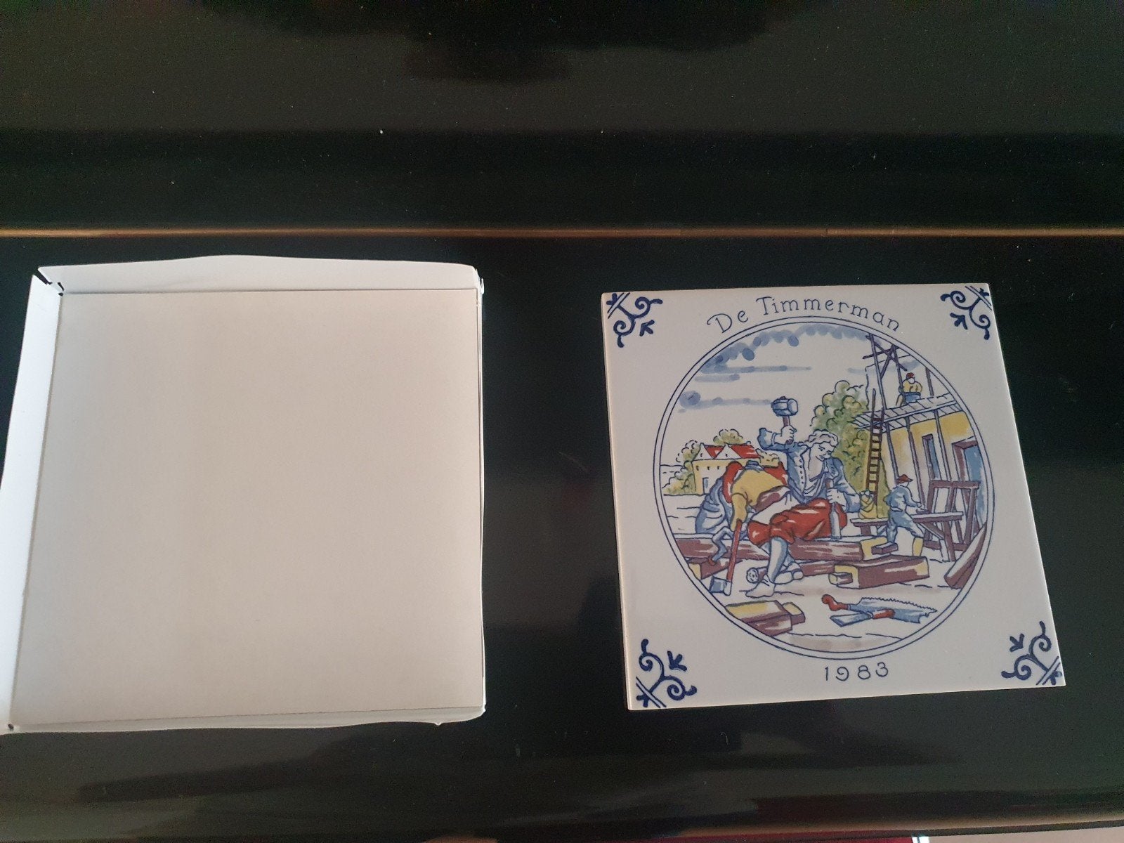 Vintage Westraven Beroepentegel "De Timmerman" (1983), Ophalen