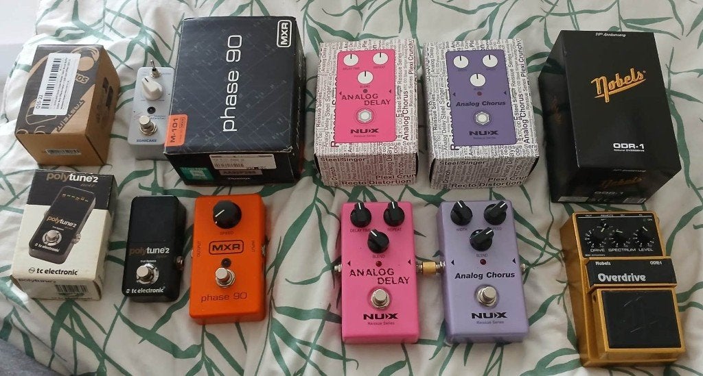 Analoge effect pedalen Nobels/MXR/Tc el/Nux en sonicake, Muziek en Instrumenten, Effecten, Ophalen, Zo goed als nieuw, Delay of Echo