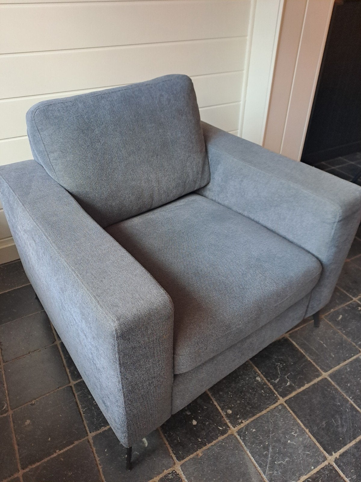 Nette degelijke stoel., Ophalen, Gebruikt, Eenpersoons, 75 tot 100 cm