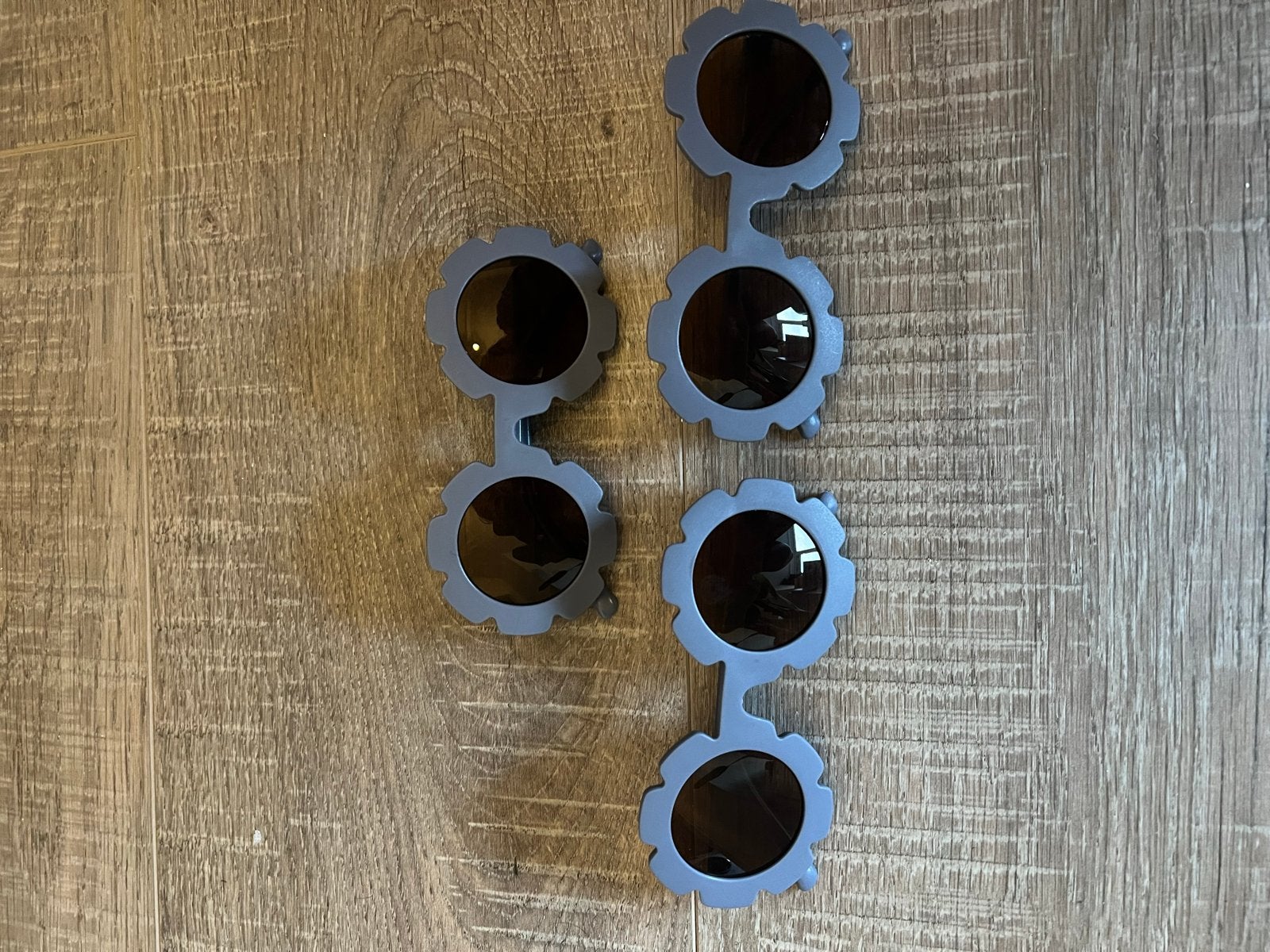 3 Nieuwe Blauwe Kinderzonnebrillen, Blauw, Zonnebril, Nieuw, UV-bescherming