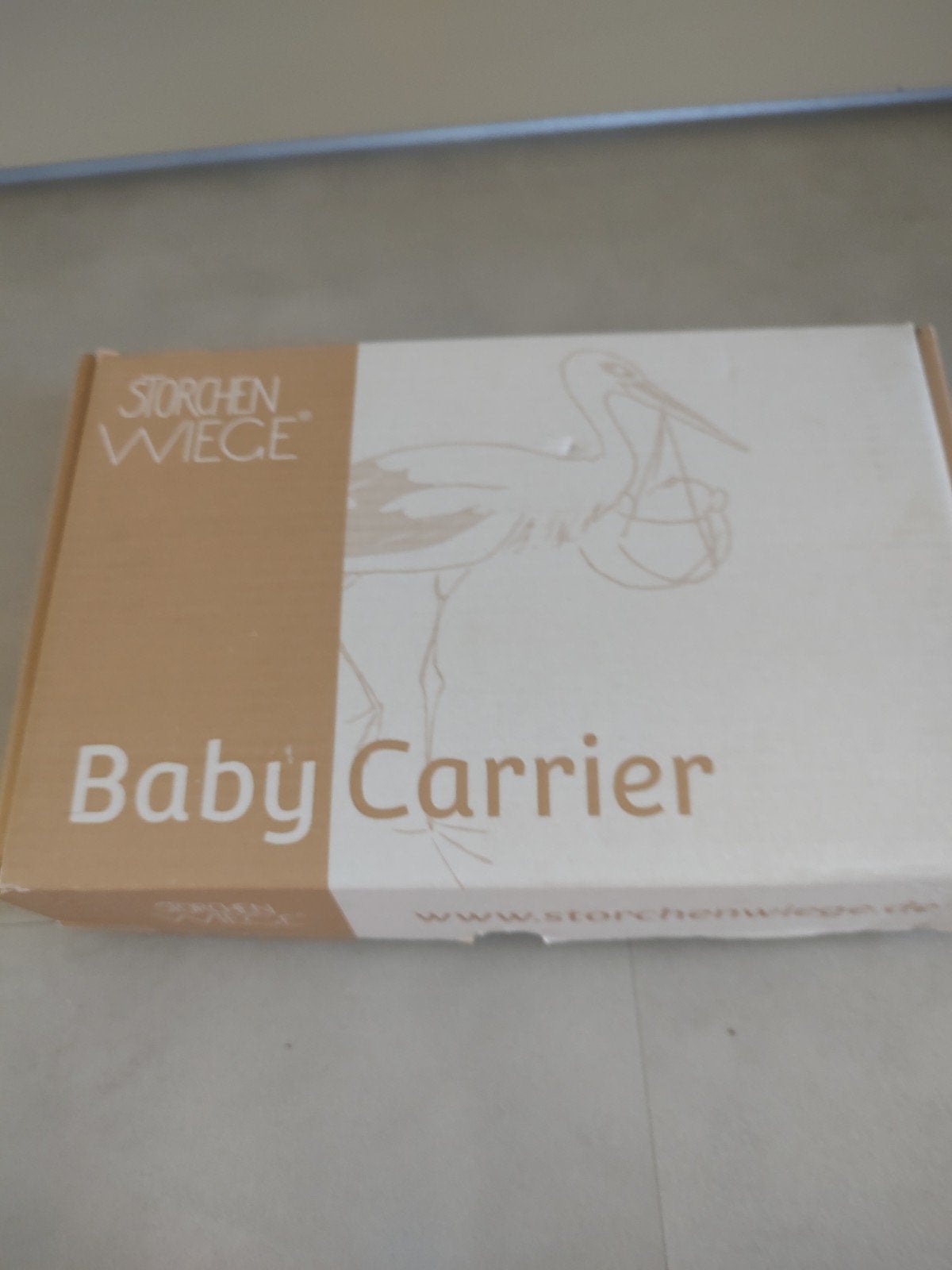 Storchenwiege Baby Carrier Grafiet Grijs draagzak, Ophalen of Verzenden, Buik of Rug, Draagzak, Overige merken