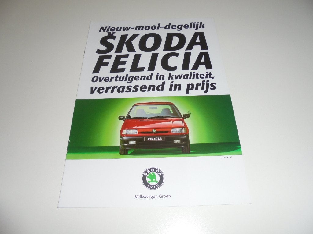 previewbrochure Skoda Felicia  1995, Ophalen of Verzenden, Nieuw, Overige merken
