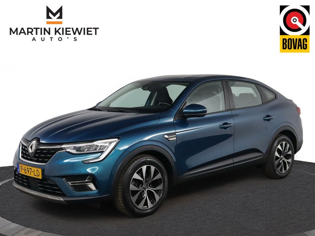 Renault Arkana 1.6 E-Tech Hybrid 145 Zen|Keyless|Camera|Trek, Auto's, Renault, Stof, Gebruikt, 4 cilinders, Blauw