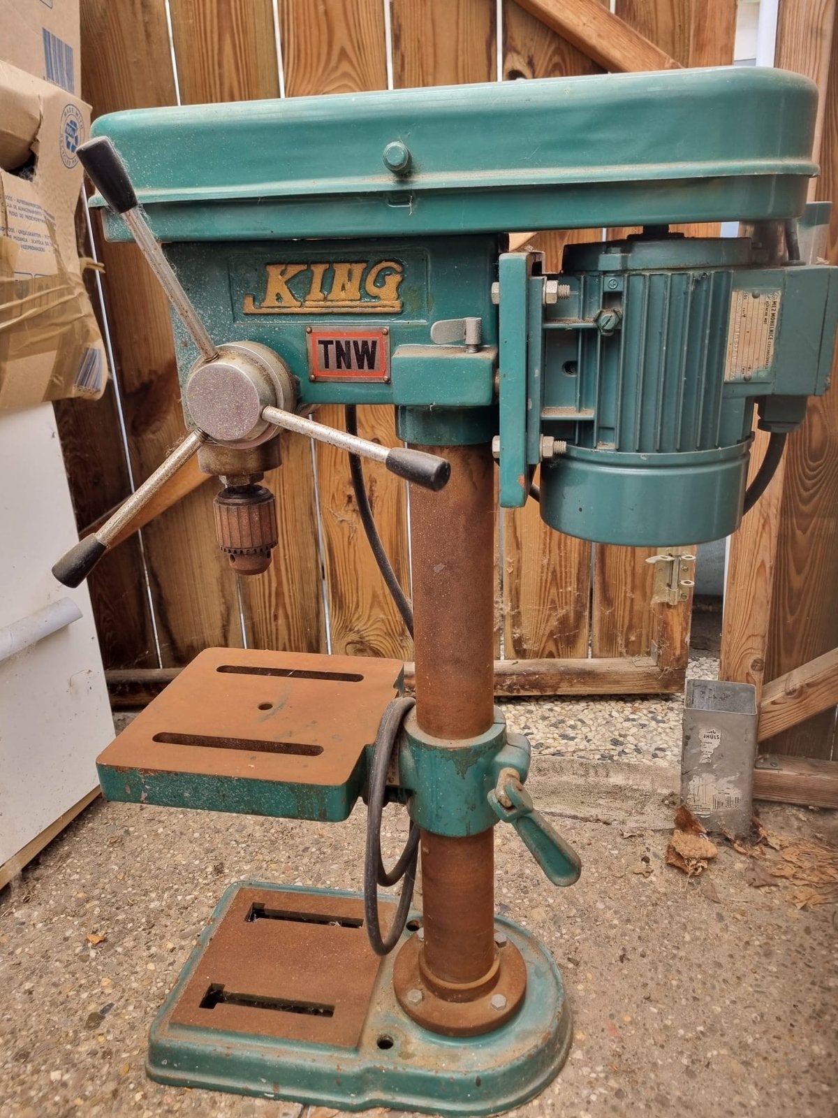 King Kolomboormachine - Robuust en Krachtig, Ophalen of Verzenden, Gebruikt, 600 watt of meer, Kolomboormachine