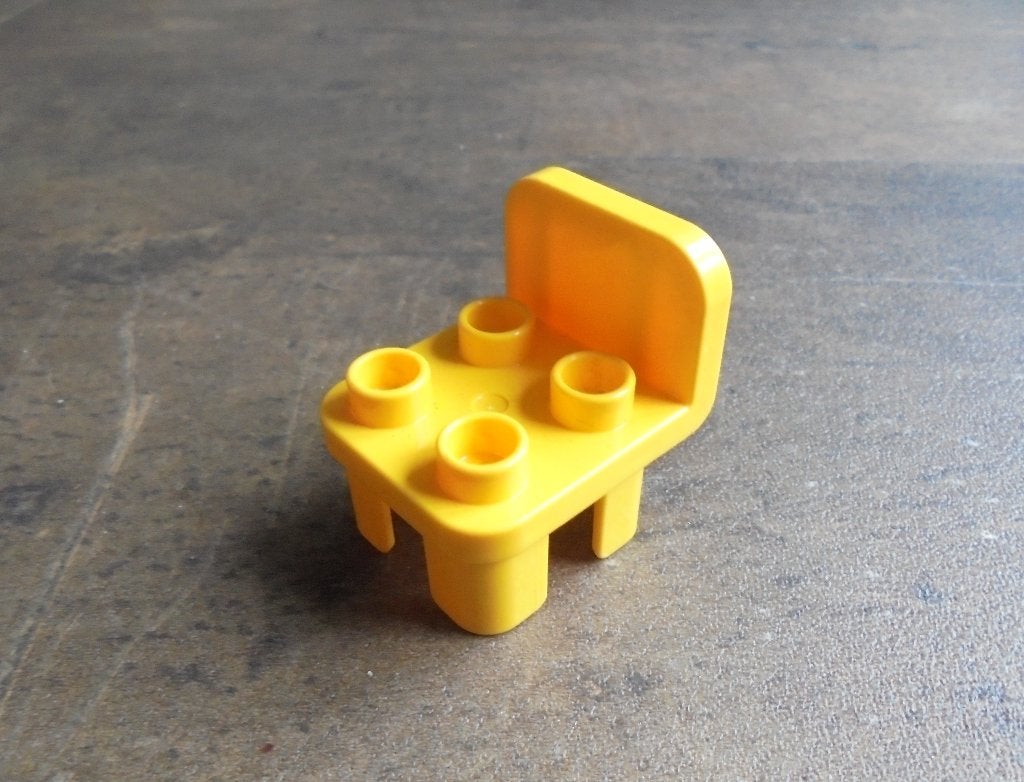 Lego Duplo Furniture Chair with Rounded Back (zie foto's) 27, Kinderen en Baby's, Ophalen of Verzenden, Gebruikt, Losse stenen