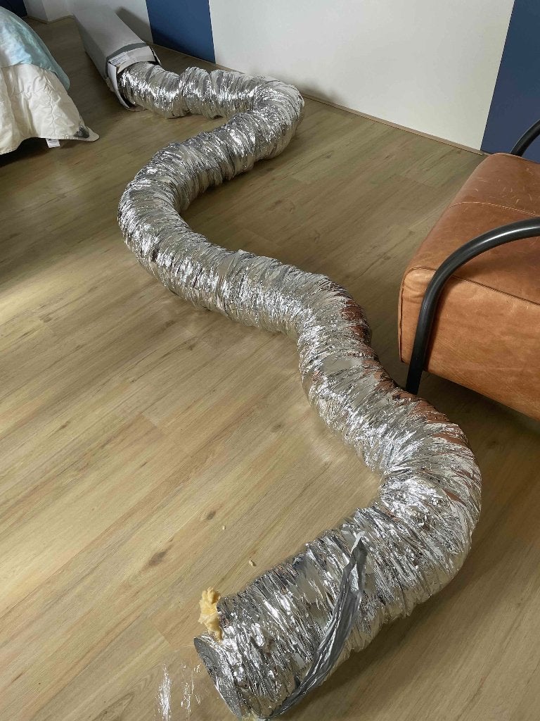 Geïsoleerde flexibele ventilatieslang 152mm 10m, Ophalen, Zo goed als nieuw, Afzuiger