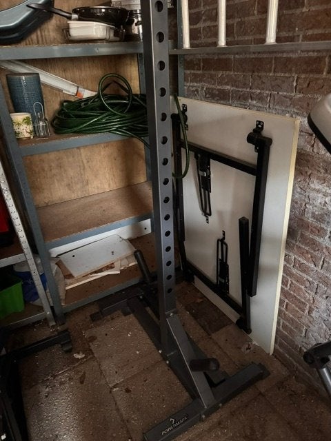 PowerMark Squat Stand, Sport en Fitness, Fitnessmaterialen, Ophalen, Zo goed als nieuw, Overige typen