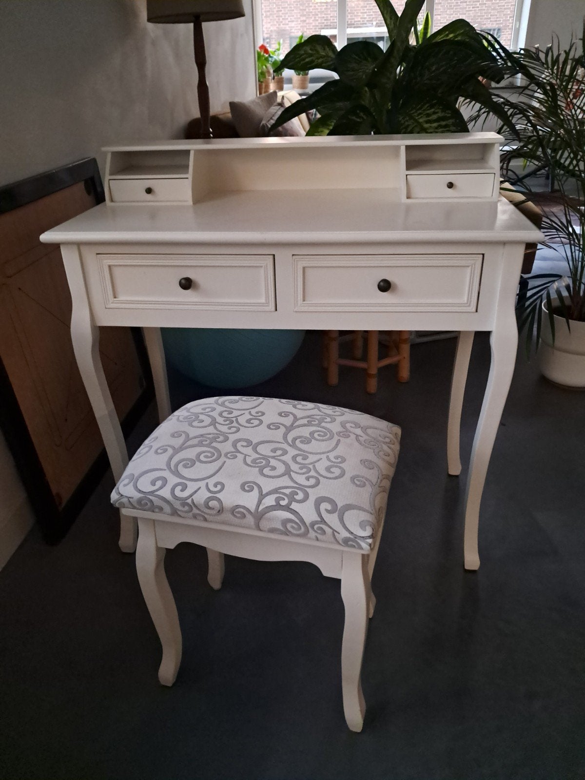 kaptafel voor meidenkamer- 86x42x76 (breedte,,diepte,hoogte), Ophalen, Gebruikt, Hout, Secretaire