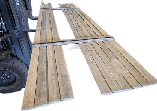 2.73 m2 halfhoutse velling delen - Greywash - nr: HP507, Ophalen, Planken, Nieuw, Hardhout