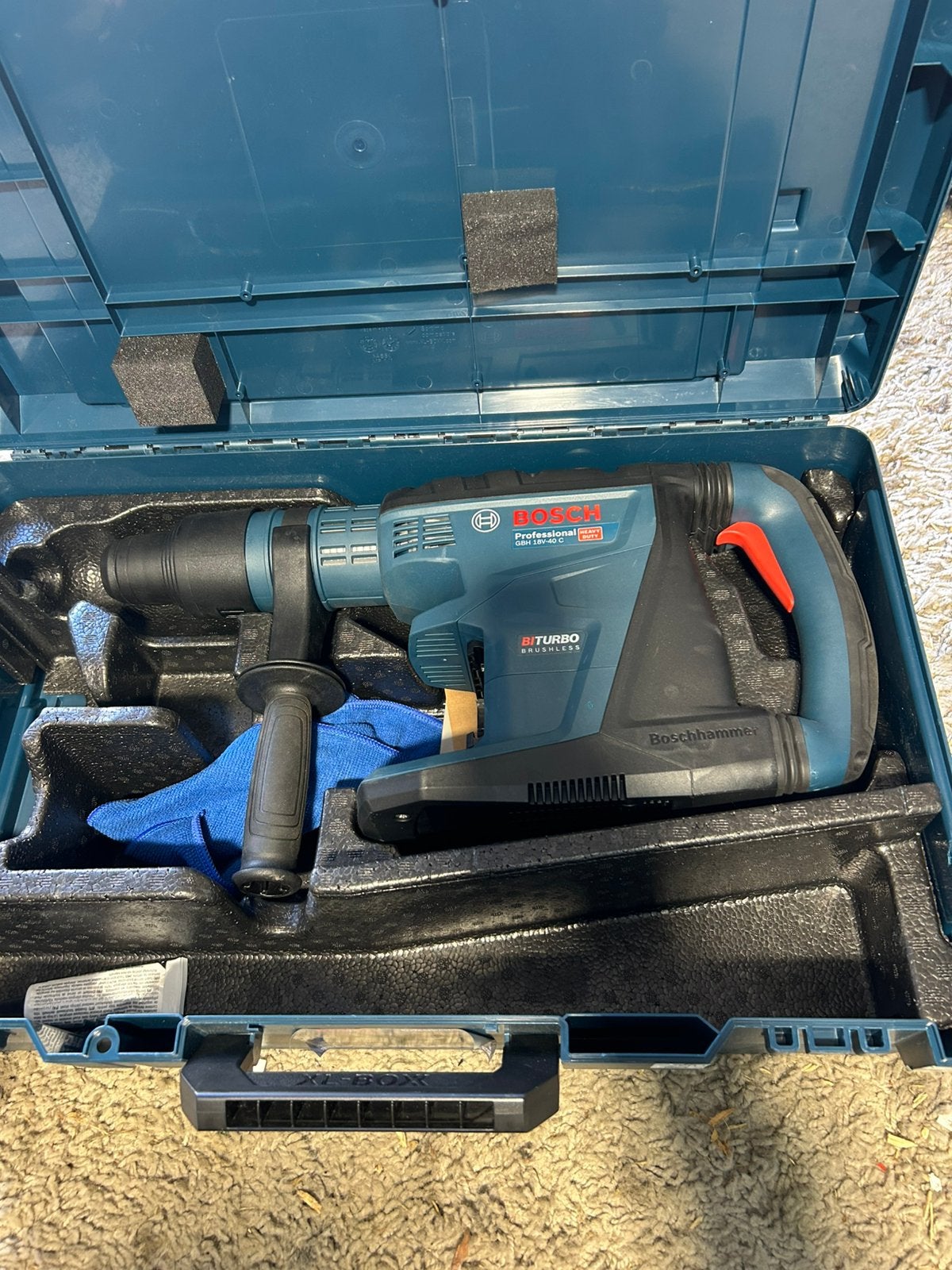 Bosch GBH 18V-40 C Accu Boorhamer BITURBO | SDS-max |, Ophalen of Verzenden, Nieuw, Boor- en/of Breekhamer