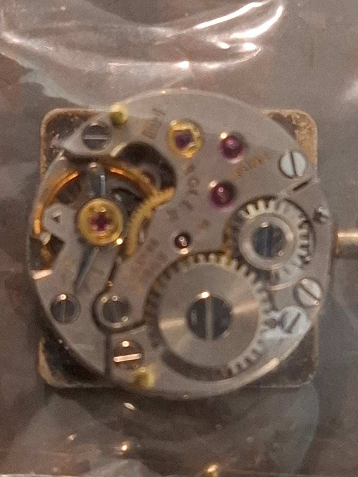 t.k. Rolex uurwerk , 1.5 cm , werkend handopwind, Ophalen of Verzenden, Staal, Overige merken, 1960 of later