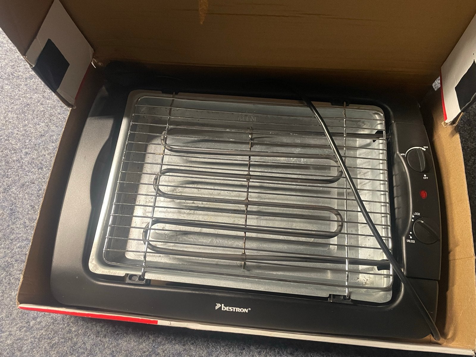 Bestron Barbecue Grill AJA802T - Elektrische BBQ, Ophalen of Verzenden, Zo goed als nieuw