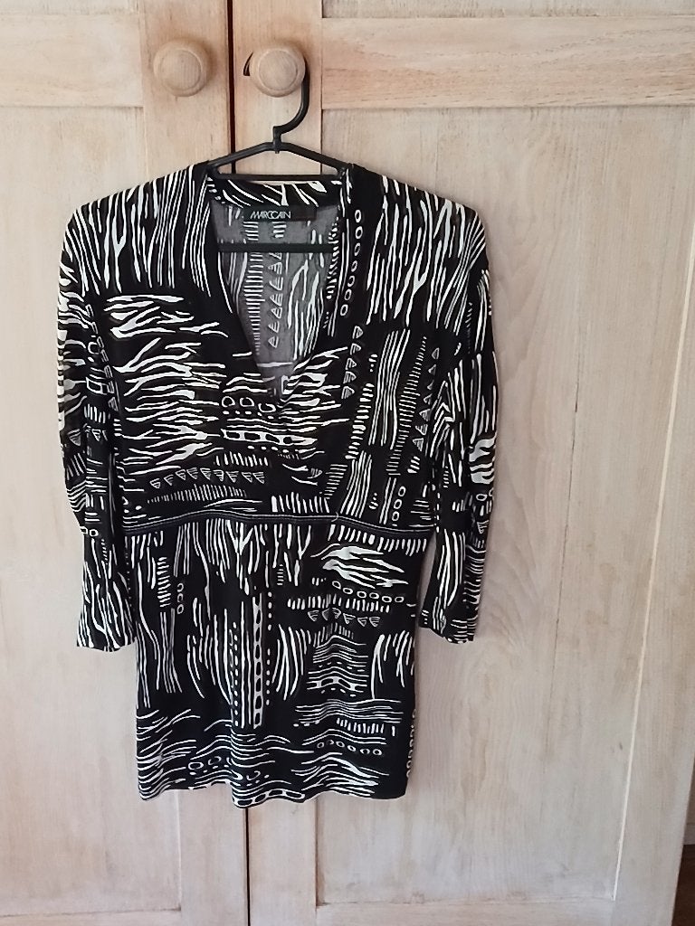 Marccain tuniek N2, Ophalen of Verzenden, Zo goed als nieuw, Maat 36 (S), Zwart