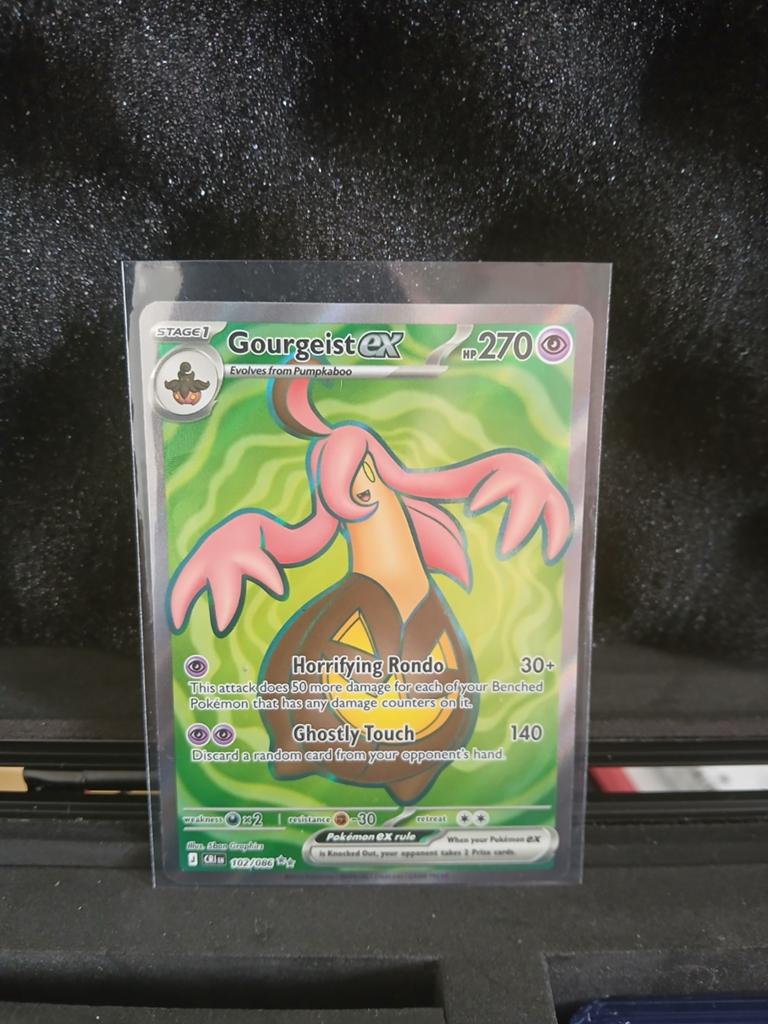 Gourgeist ex 102 Chaos Rising Pokemon kaart, Hobby en Vrije tijd, Verzamelkaartspellen | Pokémon, Zo goed als nieuw, Losse kaart