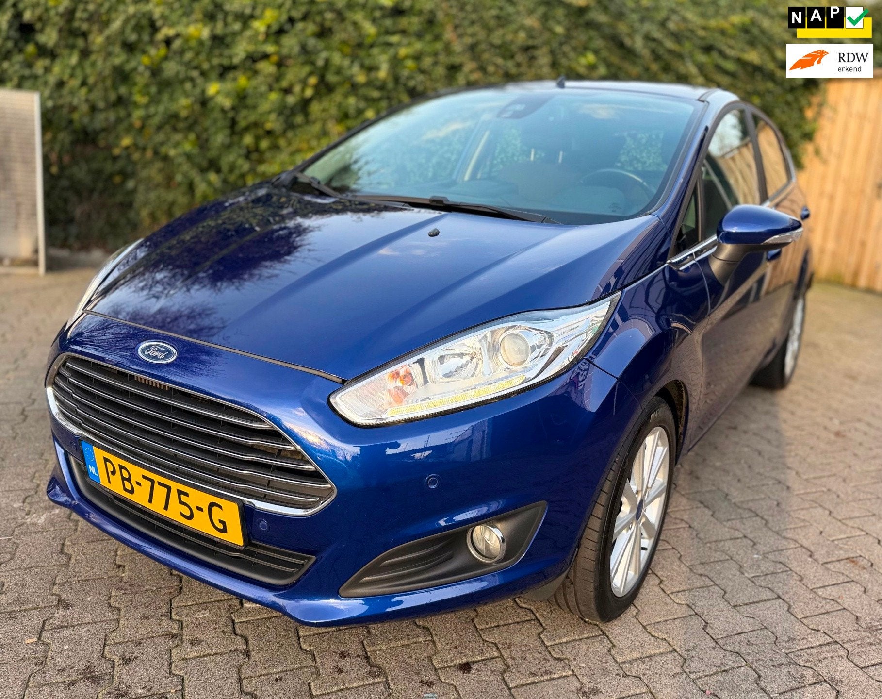 Ford Fiesta 1.0 EcoBoost Titanium, Voorwielaandrijving, Dealer onderhouden, 101 pk, Euro 6