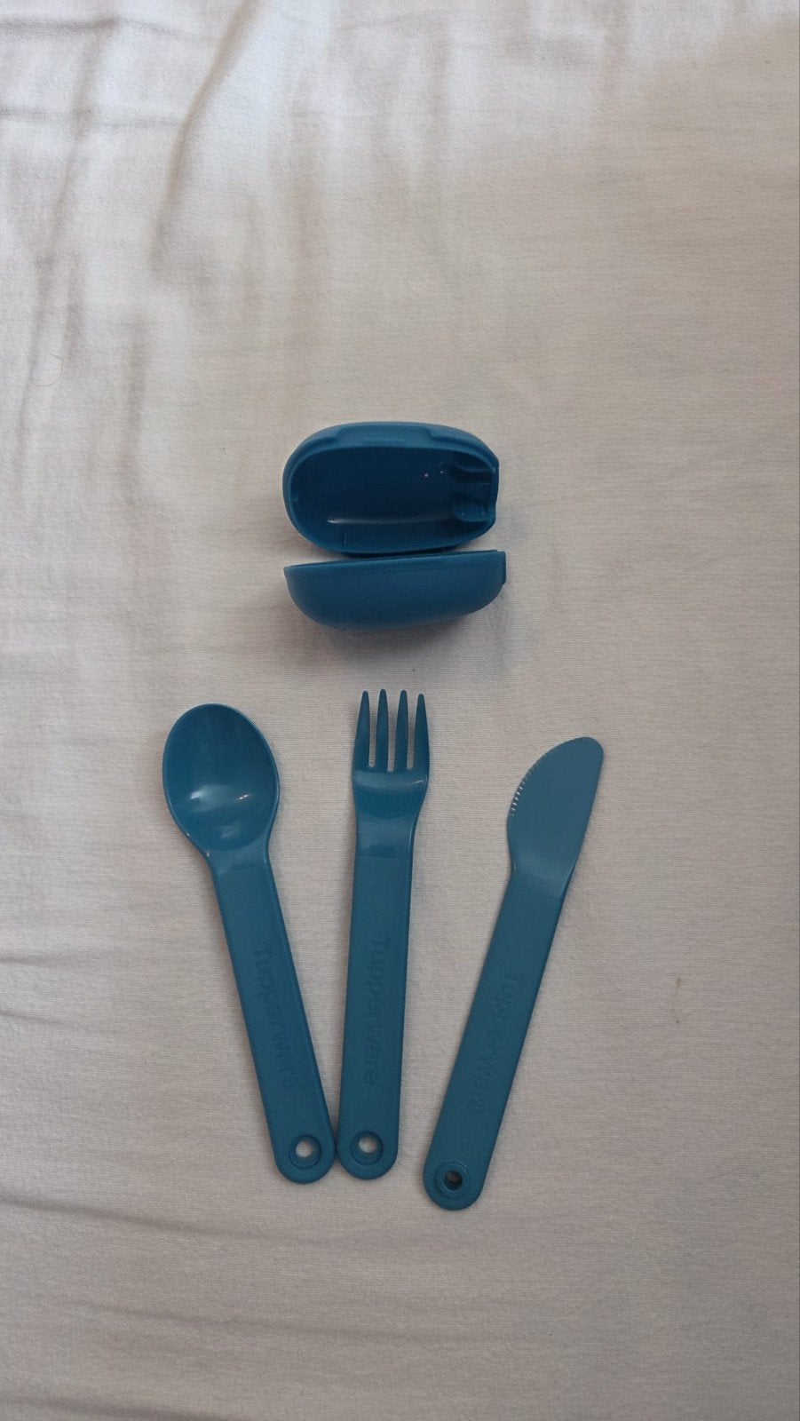 Tupperware Bestek  to Go, Ophalen, Nieuw, Blauw, Overige typen