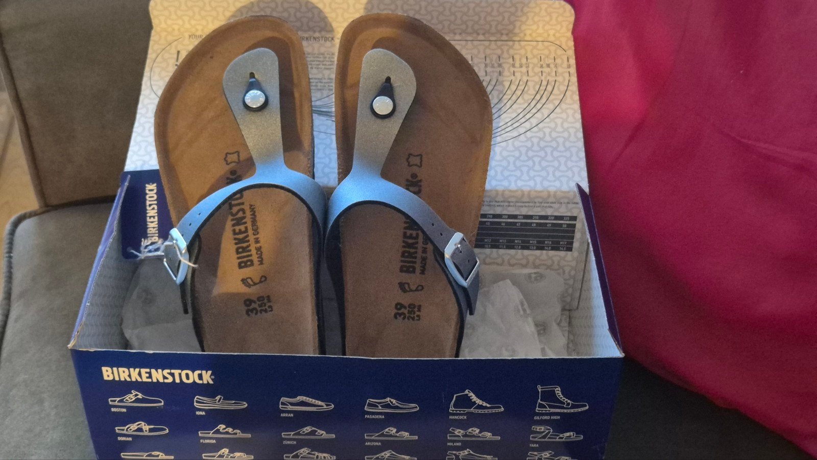 Nieuwe Birkenstock slippers - Nooit gedragen, Kleding | Dames, Birkenstock, Verzenden, Nieuw, Slippers