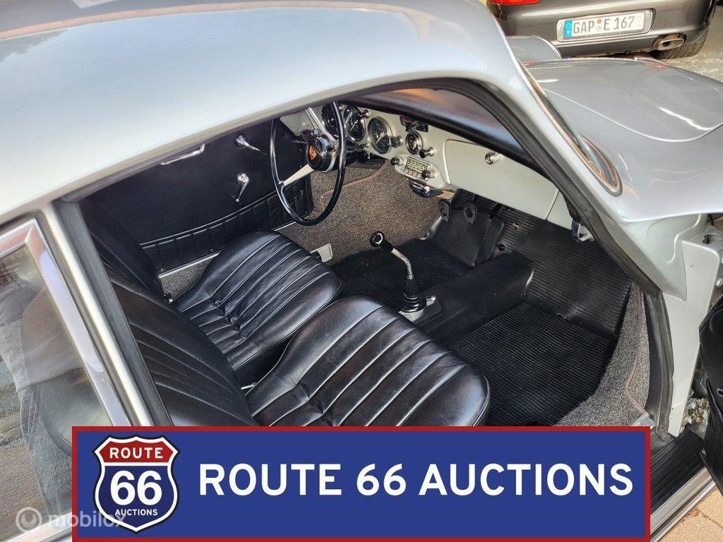 Porsche 356 B Carrera 2 GS 2000 | 1963 | Route 66 Auctions, Auto's, Oldtimers, Overige carrosserieën, Zwart, Bedrijf, Porsche