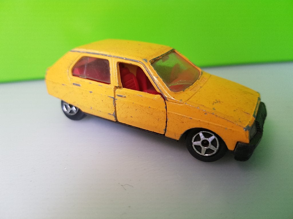 Norev - Citroën Visa [geel] 1/43, Ophalen of Verzenden, Gebruikt, Auto, Norev
