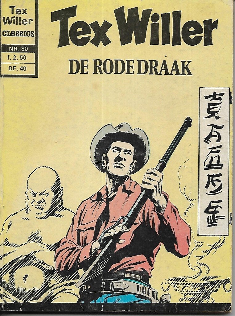 Tex Willer - Nr.80: De rode draak, Boeken, Stripboeken, Eén stripboek, Ophalen of Verzenden, Gelezen