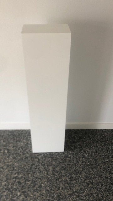 Strakke Witte Naadloze Sokkel Pilaar Kolom op maat 90x25x15, Ophalen of Verzenden, Nieuw