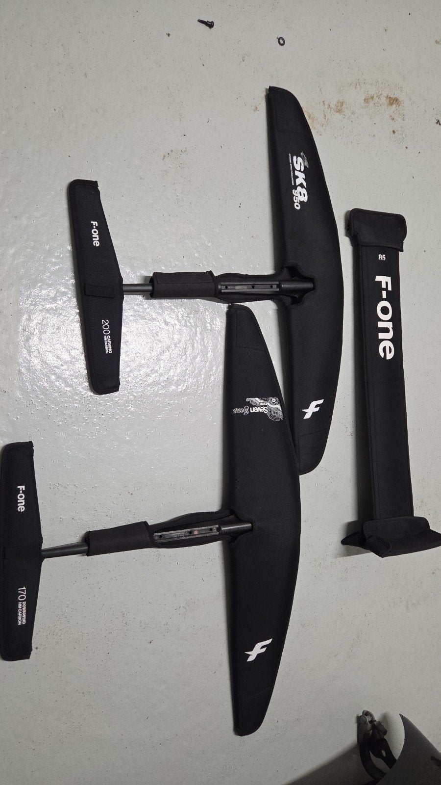 F-ONE Carbon Hydrofoil Set!, Ophalen of Verzenden, Zo goed als nieuw, Wingsurfset