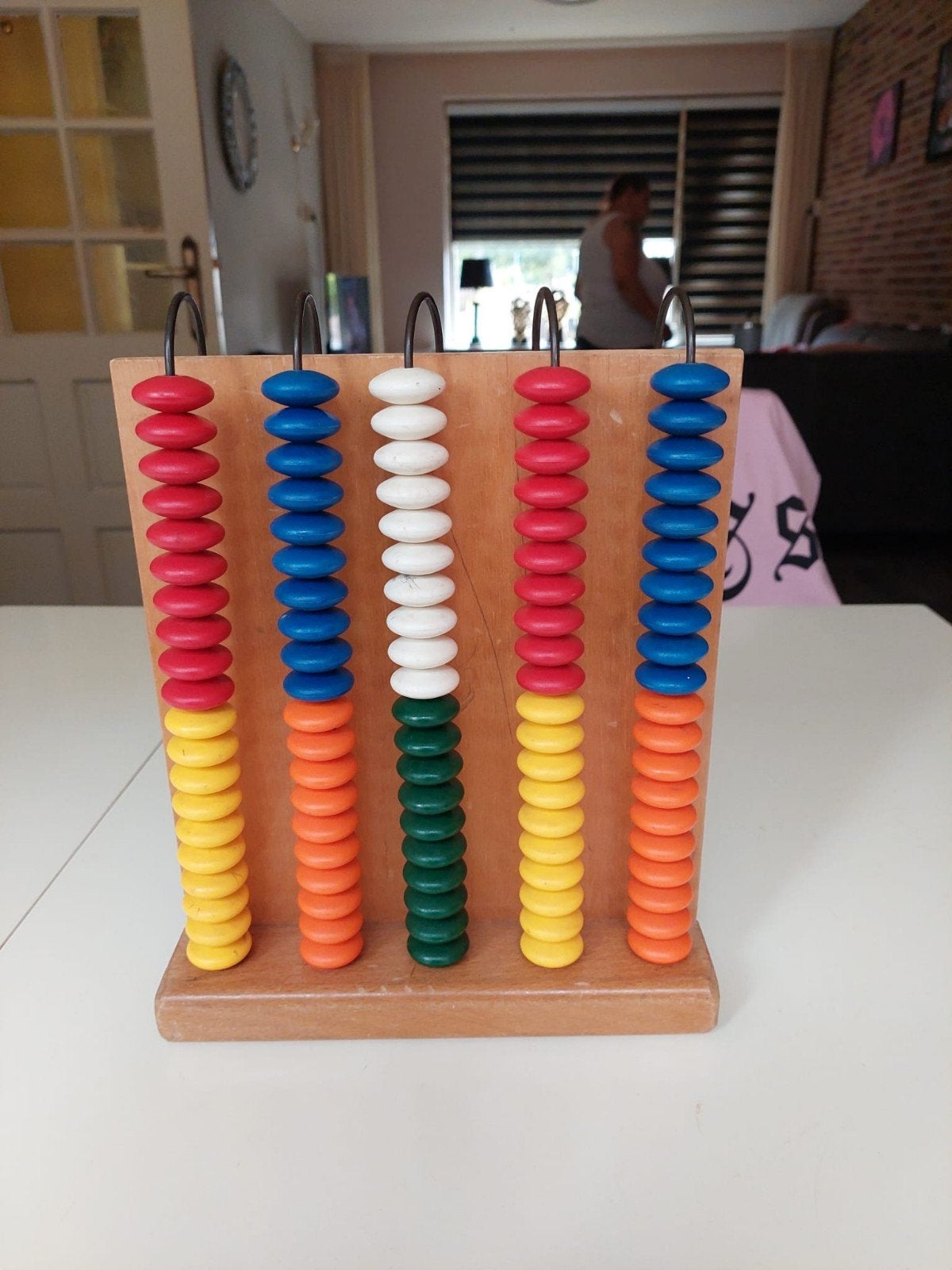Houten Telraam voor School en Thuis, Ophalen of Verzenden, Gebruikt, Rekenen