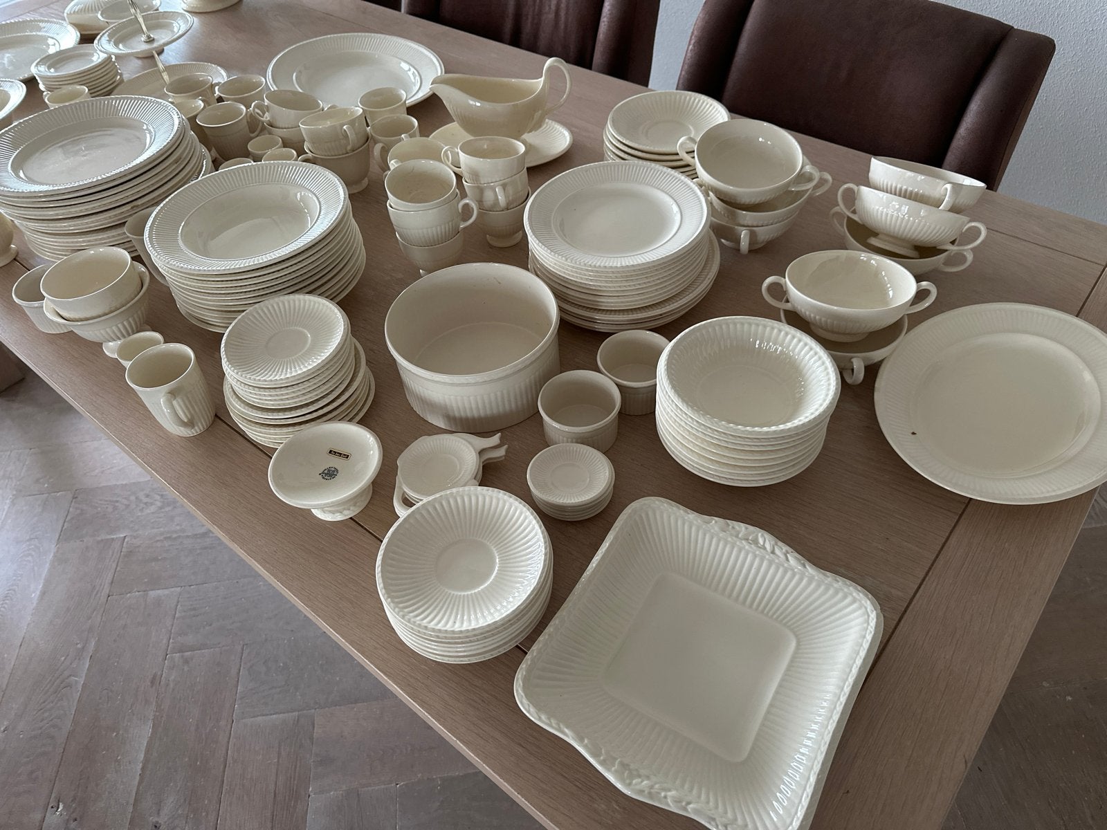 Uitgebreid Wedgwood Etruria Barlaston servies, Ophalen, Gebruikt, Klassiek, Compleet servies
