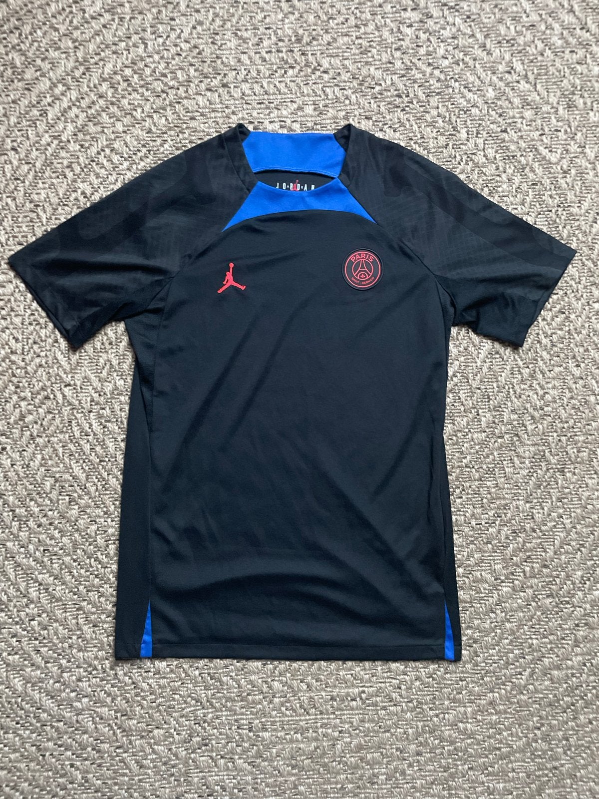 Jordan x PSG trainingsshirt maat M, Maat 38/40 (M), Zwart, Overige typen, Ophalen of Verzenden