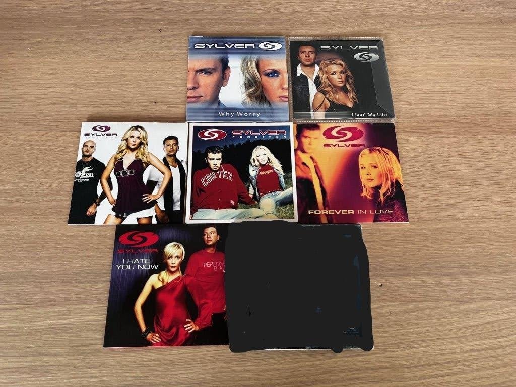 Sylver 6x Single o.a. Foreign Affair Forgiven Why Worry, Ophalen of Verzenden, Gebruikt, Single
