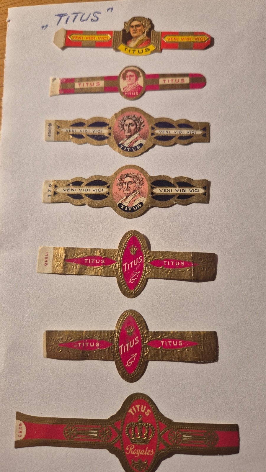 Sigarenbanden STEENWIJK, Ophalen, Zo goed als nieuw, Sigarenbandjes