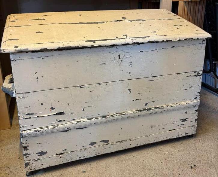 Oude timmermans kist, Ophalen, Minder dan 50 cm, Gebruikt, 100 tot 150 cm