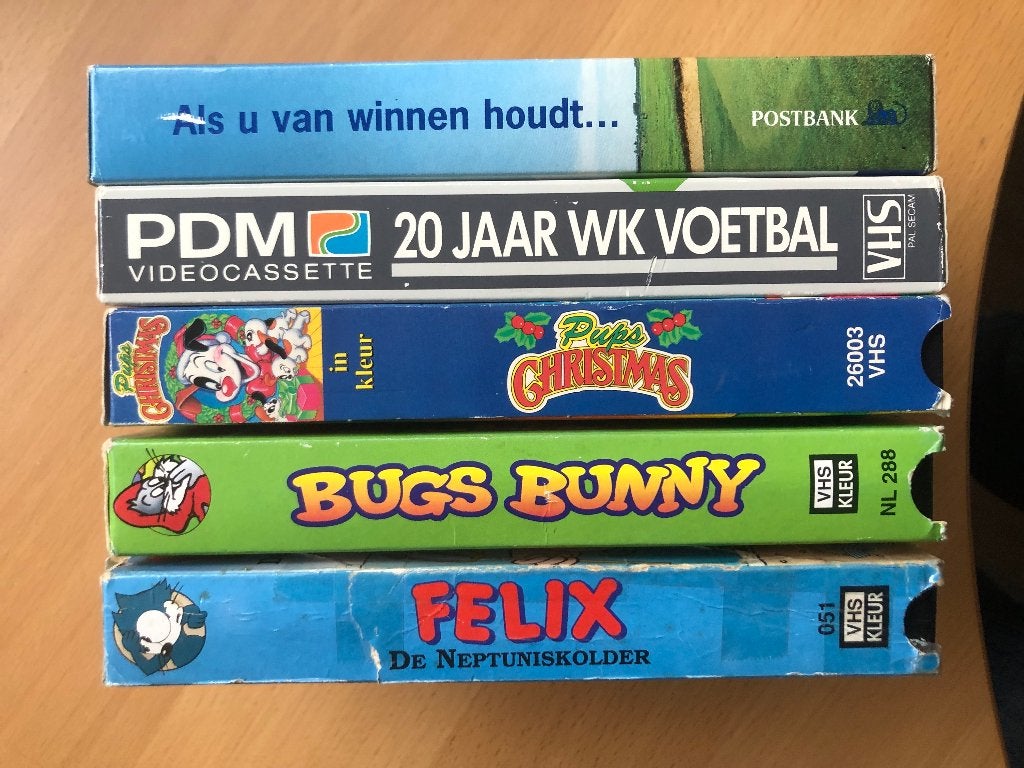 Kinder video's € 1,00 per stuk., Alle leeftijden, Ophalen of Verzenden, Gebruikt, Animatie