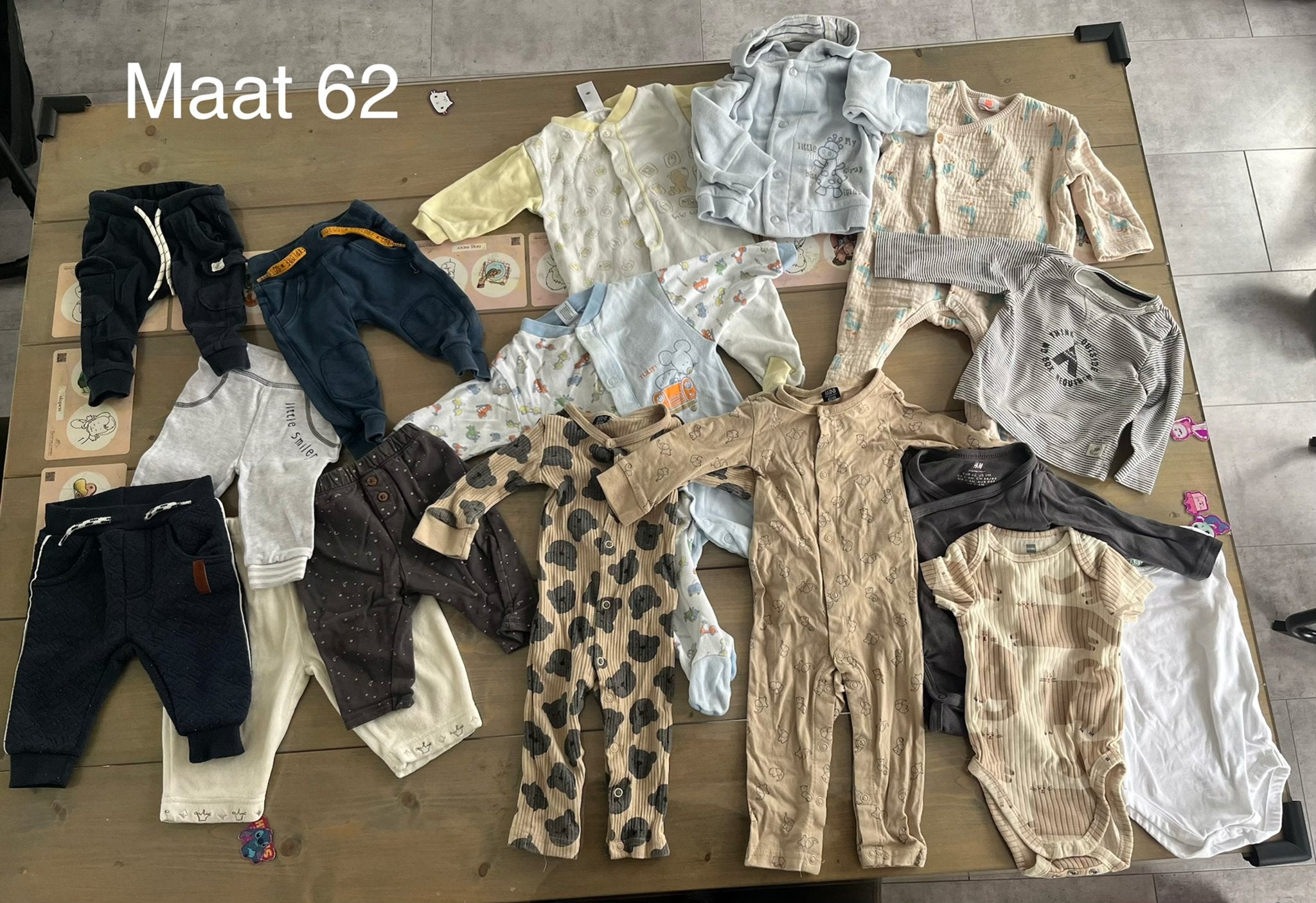 Kledingpakket jongen maat 62 - Diverse merken, Ophalen of Verzenden, Gebruikt, Overige maten
