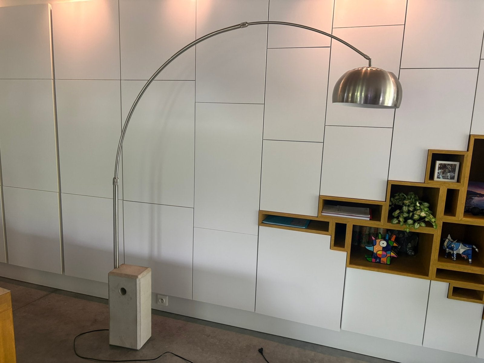 Design Lamp, Ophalen, Gebruikt, 200 cm of meer, Metaal