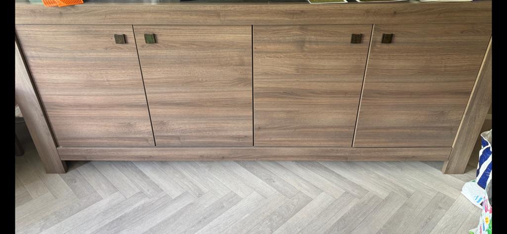 Mooie dressoirkast met veel opbergruimte en mooi blad, Ophalen of Verzenden, Zo goed als nieuw, 25 tot 50 cm, 50 tot 100 cm