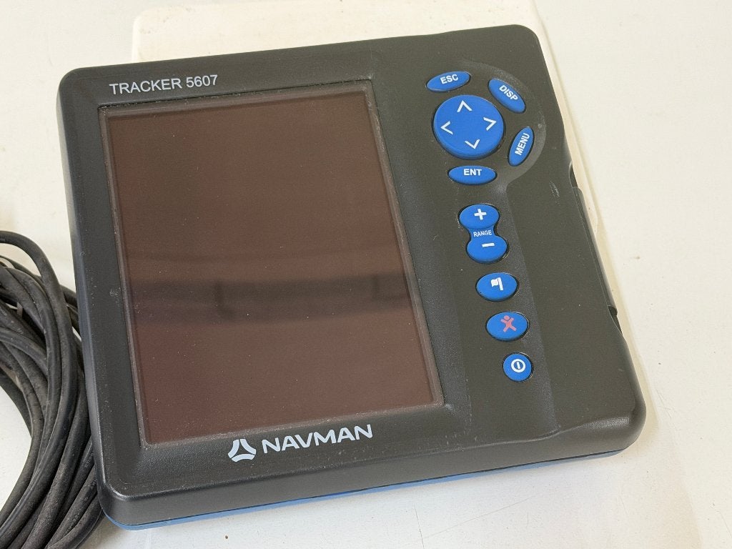 Navman Tracker 5607 kaartplotter, Watersport en Boten, Ophalen of Verzenden, Gebruikt, Kaartplotter of Fish Finder