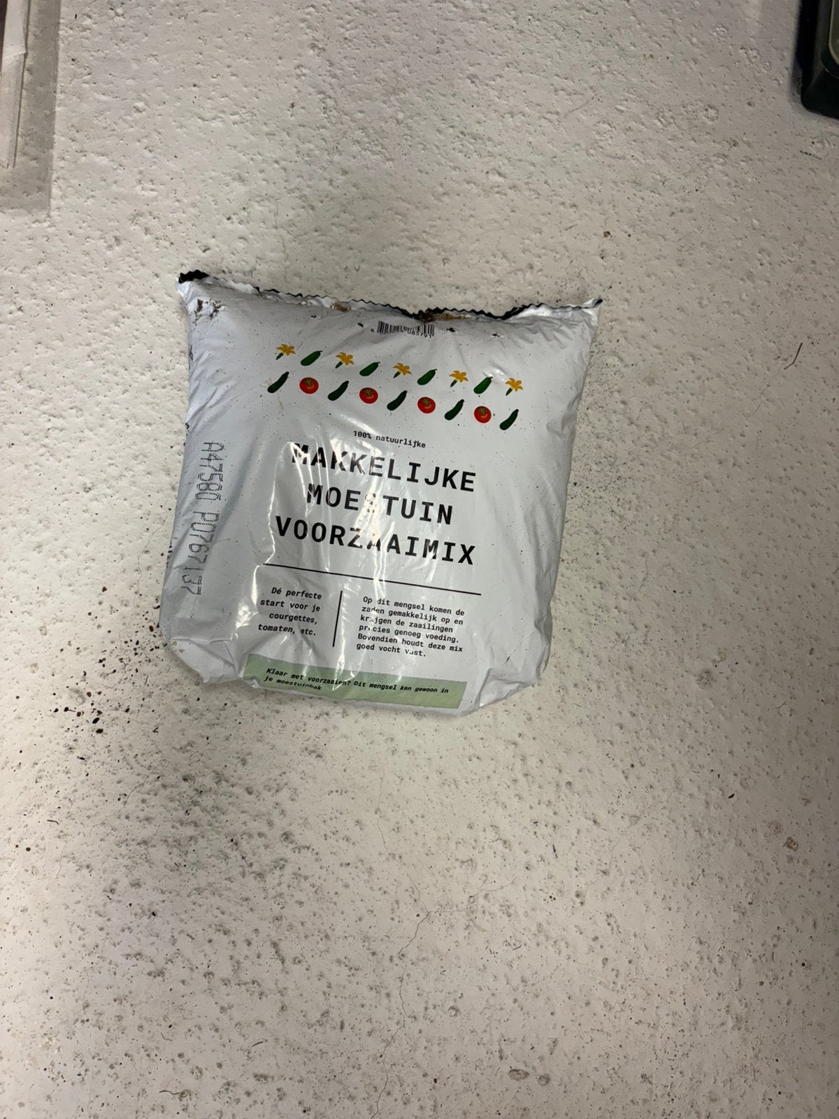 Voorzaaimix Makkelijke Moestuin, Ophalen, Potgrond