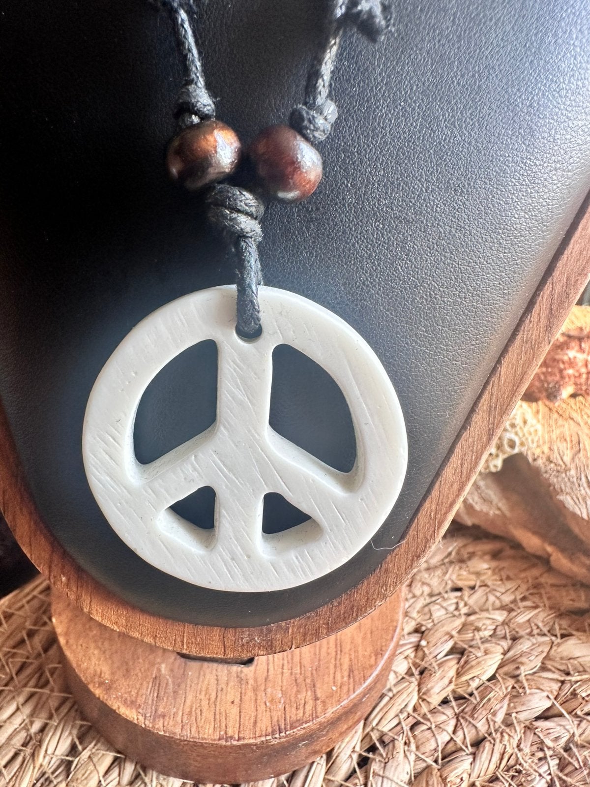 Boho Statement Ketting / Peace / Vrijheid & Positieve Vibes, Ophalen of Verzenden, Nieuw, Overige materialen, Verstelbaar