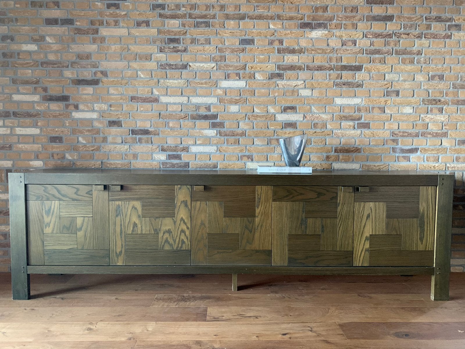 Brutalist sideboard / dressoir, Ophalen, Gebruikt, Met deur(en), 200 cm of meer
